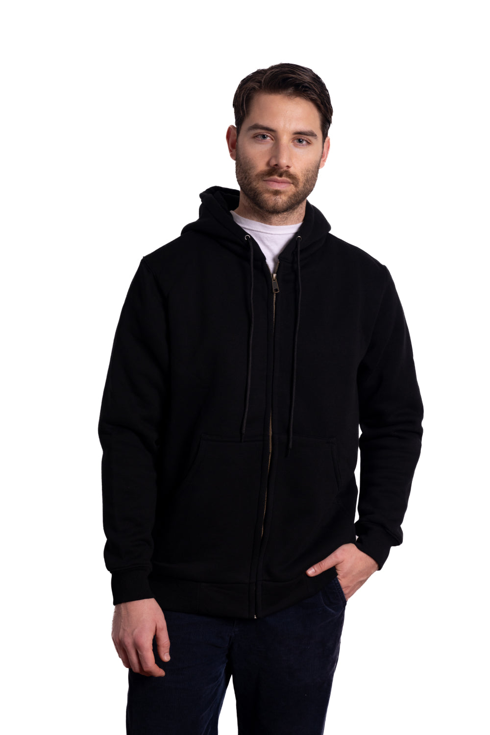 Zip Hooded Thermal Sweatshirt