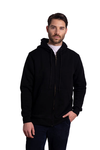 Zip Hooded Thermal Sweatshirt
