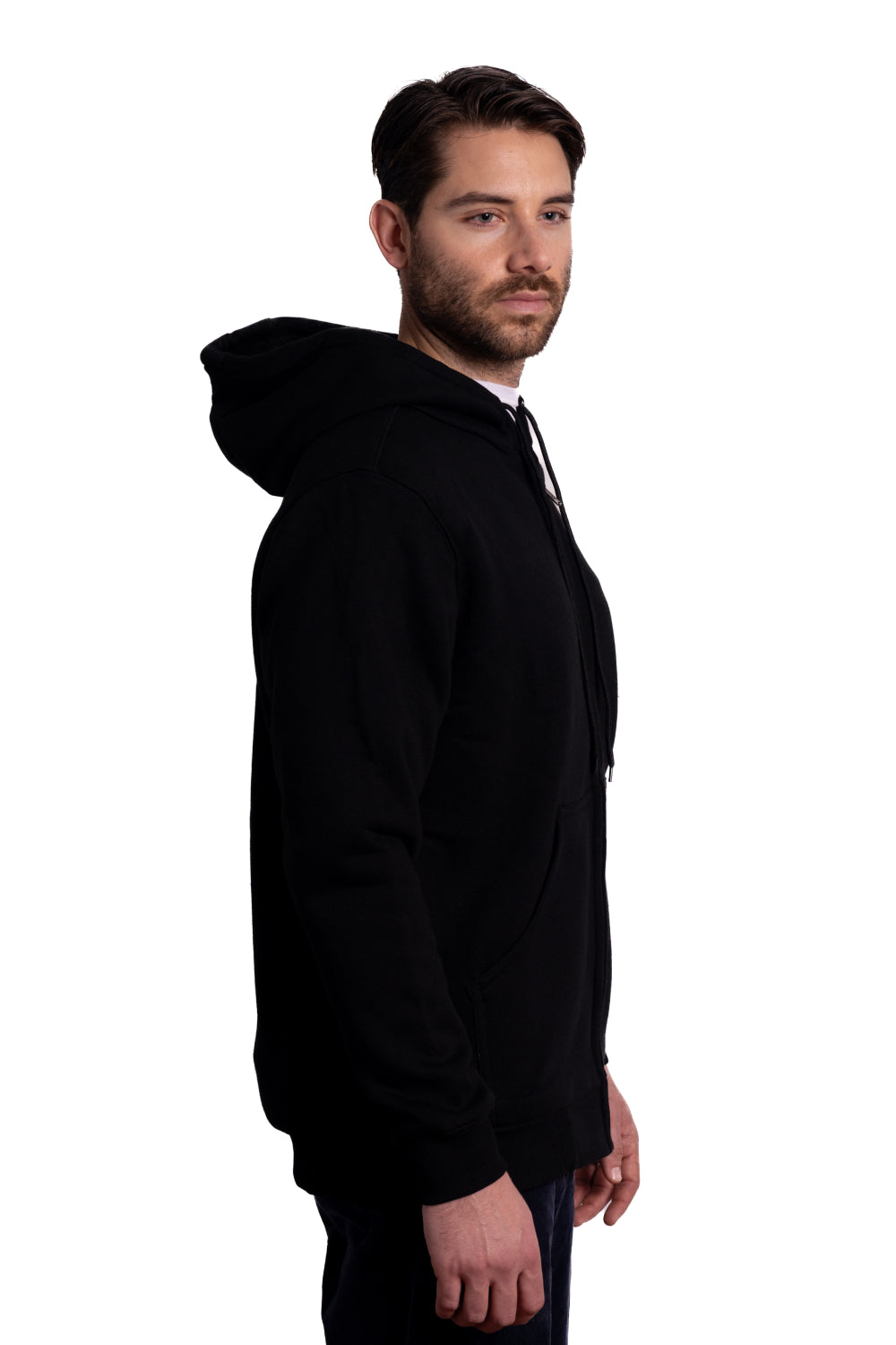 Zip Hooded Thermal Sweatshirt