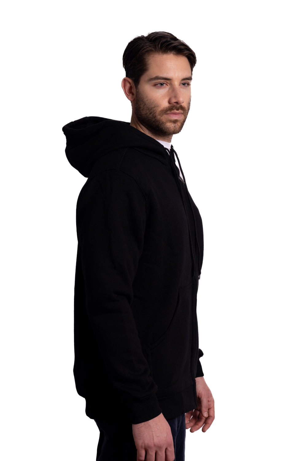 Zip Hooded Thermal Sweatshirt