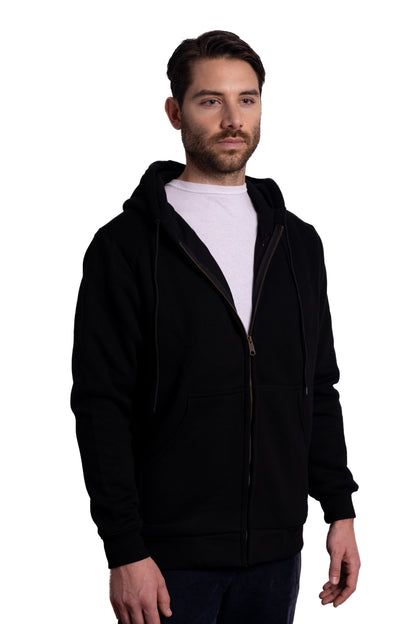 Zip Hooded Thermal Sweatshirt